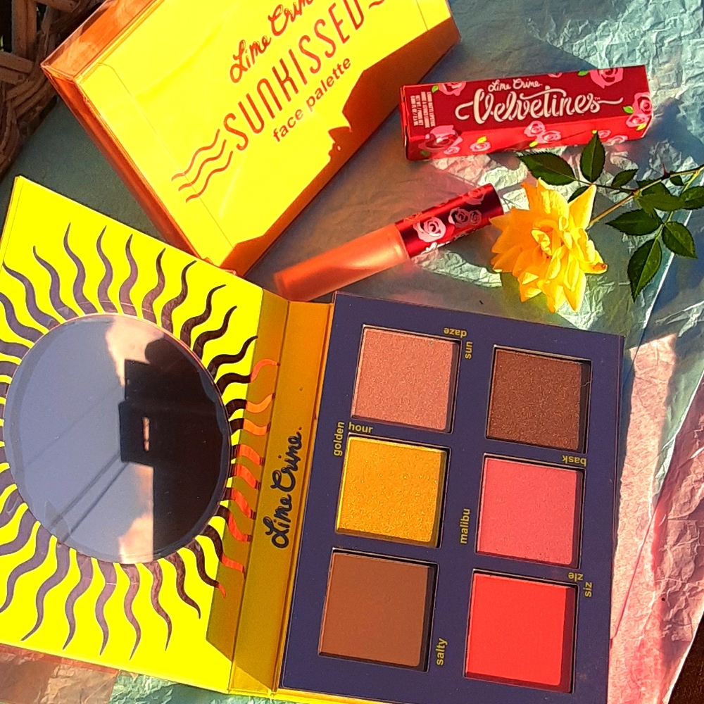 💞Lime Crime Sunkissed Palette + Siren Velvetine💞